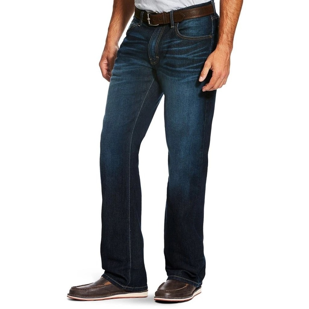 Ariat M5 Legacy Straight Leg Jeans Mens 30x36 (29X34) Dark Wash Denim